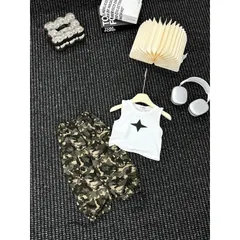 Quần áo bé gái, set bộ áo sát nách kèm quần hiphop rằn ri cá tính cho bé 10-30kg