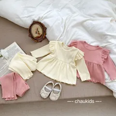 Bộ thu đông bé gái, set bộ tăm lạnh áo dáng baby doll bèo vai kèm quần cho bé