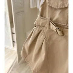 Váy bé gái, váy kaki sát nách có cổ và đai tiểu thư cho bé 10-32kg