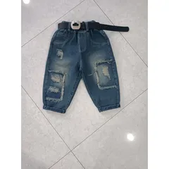 Quần dài bé trai, quần Jean loại 1 vá rách chất chơi cho bé 10-32kg
