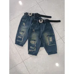 Quần dài bé trai, quần Jean loại 1 vá rách chất chơi cho bé 10-32kg