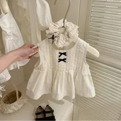 Quần áo bé gái, set áo thô sát nách phối ly kèm quần kaki bèo cho bé 10-32kg