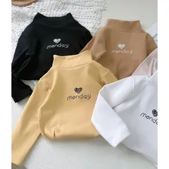 Áo giữ nhiệt cho bé, áo giữ nhiệt cổ 3 phân chất nỉ họa tiết MONDAY cho bé trai, bé gái size 6-18kg