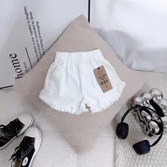 Quần short bé gái, quần short kaki tua rua mẫu mới cho bé 12-25kg