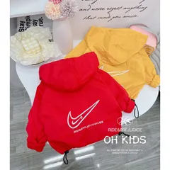 Áo khoác cho bé, áo khoác gió 2 lớp có mũ NIIKE cho bé trai, bé gái 10-22kg