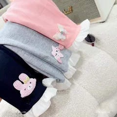 uần legging bé gái, quần legging đài chất cotton zip phối tơ cho bé 10-30kg