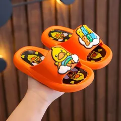 Dép trẻ em, dép nhựa quai ngang hình vịt cho bé trai, bé gái 1-5 tuổi