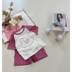 Quần áo trẻ em, set bộ tăm lạnh mặt thú mềm mát cho bé 6-18kg