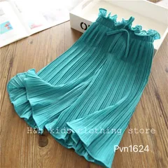 Quần bé gái, quần dập ly đang suông bèo cạp chun bèo siêu xinh cho bé