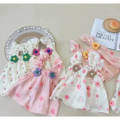 Quần áo bé gái, set bộ cánh tiên chất Musilin hoa nhồi bông cho bé 6-16kg