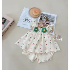 Quần áo bé gái, set bộ cánh tiên chất Musilin hoa nhồi bông cho bé 6-16kg