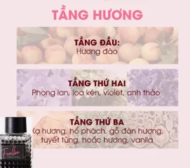 Nước hoa vùng kín Foellie đen 10ml - Hương hoa hồng quyến rũ