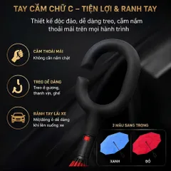 Ô Dù Gấp Ngược 2 lớp (hàng loại 1) - bán chạy Mùa Mưa (P134279)