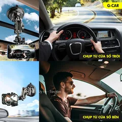 Giá Đỡ Điện Thoại Ô Tô Hợp Kim B1 Đế Hít Chân Không Xoay 360, Gắn Kính Ô Tô Tiện Lợi (P134264)
