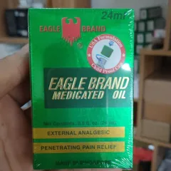 Lốc 12 chai Dầu gió xanh Eagle Brand 24ml giảm đau nhức hiệu quả