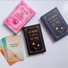 ​Bộ Bài Lời Nhắn Từ Vũ Trụ 36 Lá Tiếng Việt - Bộ Bài Oracle Bói Bài Mẫu Xanh/Đen/Hồng Ý Nghĩa Tích Cực Giải Stess