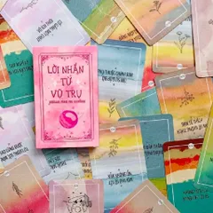 ​Bộ Bài Lời Nhắn Từ Vũ Trụ 36 Lá Tiếng Việt - Bộ Bài Oracle Bói Bài Mẫu Xanh/Đen/Hồng Ý Nghĩa Tích Cực Giải Stess