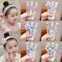Hàn Quốc Velcro Băng Đô Ren Hoa Magic Dán Dính Dán Băng Đô Phụ Kiện Tóc Cho Bé