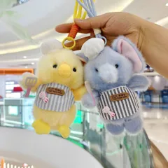 Móc Khóa Thú Bông Siêu Đầu Bếp 13cm Kèm Dây Thừng, Móc Treo Balo Túi Xách Chìa Khóa Dễ Thương Hot Trend Quà Tặng Cute