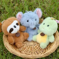 Móc Khóa Thú Bông Lông Siêu Mịn Có Hạt Thơm 12cm 65g Treo Chìa Khóa Balo Túi Xách Phụ Kiện Cute Quà Tặng Dễ Thương