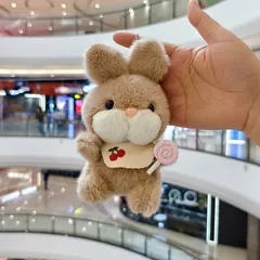 Móc Khóa Thú Bông Rái Cá/Cá Heo Dolphin Lông Mịn Mượt 15cm – Móc Treo Cặp, Túi Xách, Chìa Khóa Cute, Quà Tặng Dễ Thương