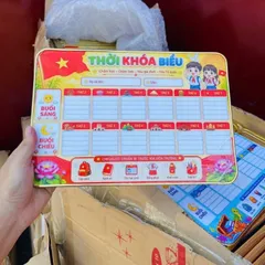 Bảng Thời Khóa Biểu Tráng Gương Để Bàn 20x30cm
