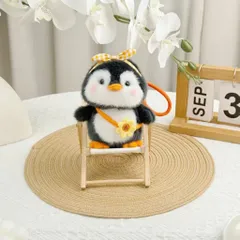Móc Khóa Cánh Cụt Bông 14cm Đội Mũ Nồi/Mũ Ngủ/Đeo Băng Đô Siêu Mềm – Gấu Bông Mini Treo Cặp, Túi Xách, Quà Tặng