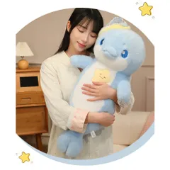 Gối Ôm Cá Heo Ngủ Ngon 3 Màu Hàng Loại 1 Quảng Châu Gấu Bông Siêu Mềm Ôm Ngủ Trang Trí Phòng Quà Tặng Dễ Thương