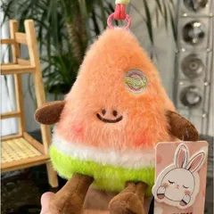 Móc khóa trái cây bông Fresh size 16cm mềm mượt, móc treo balo túi xách, thú bông trái cây nhiều mẫu