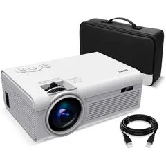 Máy Chiếu Mini Living Enrichment Full HD 1080P, Màn Chiếu 170 Inch, Loa Kép, Tặng Valy (Amazon US) (P133972)