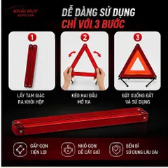 ⚠️Biển Cảnh Báo Tam Giác Phản Quang Gấp Gọn mã H139⚠️ (P133951)