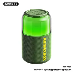 Loa Bluetooth REMAX RB-M21 Đèn RGB Nhảy Theo Nhạc, Thiết Kế Lon Nước Độc Đáo, Pin 1800mAh Tiện Lợi. (P133749)