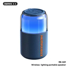 Loa Bluetooth REMAX RB-M21 Đèn RGB Nhảy Theo Nhạc, Thiết Kế Lon Nước Độc Đáo, Pin 1800mAh Tiện Lợi. (P133749)