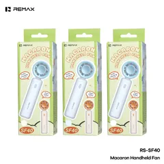Quạt Cầm Tay REMAX RS-SF40 Pin 2000mAh Gió Mạnh Có Dây Đeo Mini Để Bàn Nhỏ Gọn Tiện Lợi (P133423)