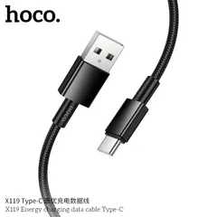 Dây Sạc Hoco X119 - 2.4A, 1M Bọc Dù Nylon Chống Rối, Truyền Dữ Liệu Ổn Định (P133361)