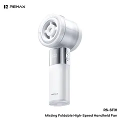 Quạt Phun Sương cầm Tay REMAX RS-SF31 -Làm Mát Tức Thì, Thiết Kế Gập Gọn Mang Theo Mọi Nơi (P133359)