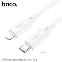 Cáp Sạc Nhanh Hoco X88 C To C 60W / C To iP PD20W Dây 1M Sạc Nhanh Truyền Dữ Liệu Ổn Định (P133354)