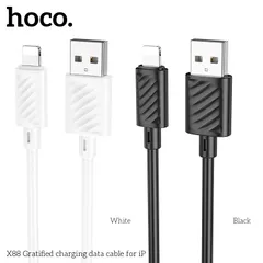 Cáp Sạc Hoco X88 1M 2.4A Truyền Dữ Liệu Ổn Định, Chất liệu PVC dẻo dai, Chống Rối, Chống Gãy Đầu Cáp (P133351)