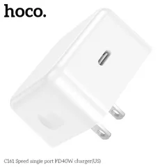 Củ Sạc Nhanh Hoco C161 PD40W Type-C Hỗ Trợ PPS PD3.2 Thiết Kế Nhỏ Gọn Cho Điện Thoại Máy Tính Bảng (P133330)