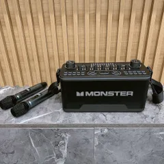 Loa Karaoke MONSTER AirRock SK100 – Bluetooth Live Streaming Speaker, có 2 Mic ko dây (P132325)