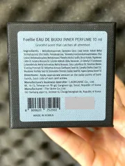 Nước hoa vùng kín Foellie đen 10ml - Hương hoa hồng quyến rũ
