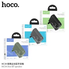 Loa Bluetooth HOCO HC34 Star Premium - Âm Thanh Stereo Sống Động - Bluetooth 5.4 Mini- Giải Trí Mọi (P131939)