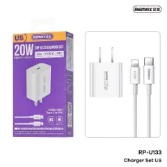 Bộ Sạc Nhanh REMAX RP-U133 Royal Charge 20W -Sạc Nhanh Chuẩn Công Nghệ Mới -– Hiệu Suất Mạnh Mẽ Ổn Đ (P131927)