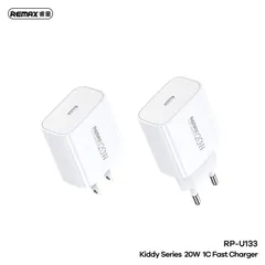 [FREE VAT] Củ Sạc Nhanh REMAX RP-U133 (US-EU) Supreme Charge – Công Nghệ Sạc Nhanh 20W (P131921)