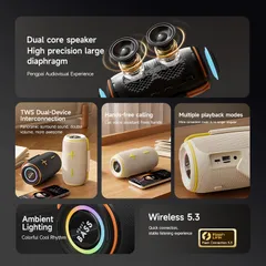 Loa bluetooth Heavy Bass 19 công xuất 16W (P131843)