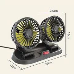 Quạt Máy Mini G-CAR Cổng USB 5V Xoay 360 độ Dùng Trên Ô Tô, Bàn Làm Việc, Bàn Học,… (P131751)