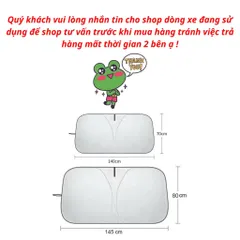 Tấm Chắn Nắng Kính Lái Ô Tô GCAR Chất Liệu Bạc Titan Cách Nhiệt Chống Nắng Cho Xe Hơi (P131657)