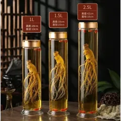 BÌNH THỦY TINH NGÂM R. Ư. Ợ. U – NGÂM SÂM CAO CẤP 1L | 1.5L | 2.5L. THUỶ TINH LOẠI 1 CAO CẤP