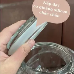 (3L, 5L, 8L) -  Bình Ngâm R.ư.ợ.u, Hoa Quả Thủy Tinh Dày Dặn Cao Cấp, Hình Trống Đẹp Mắt, Có Vòi Tiện Lợi, Dung Tích