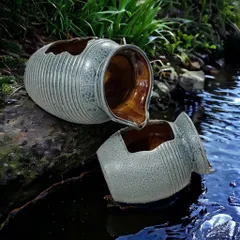 (Nhiều màu) - Combo 2 Bình gốm thác nước lọc thác bể cá trồng cây thủy sinh, phụ kiên bể cá, trang trí, trồng cây